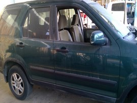 2002 HONDA CR-V, GREEN, EX MODEL, 2.4L, AT,  AWD,  A26237
